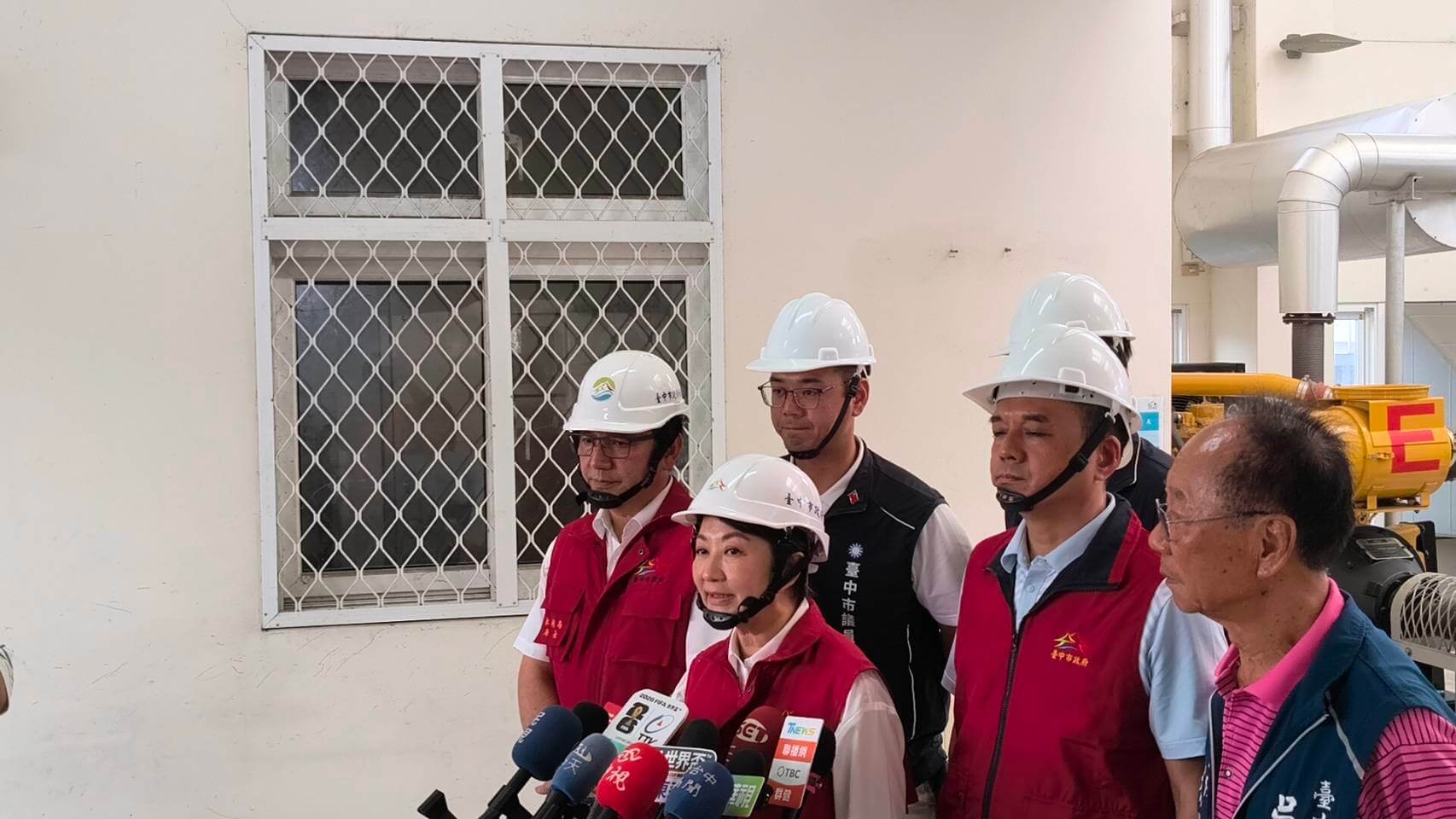 盧市長視察烏日五張犁抽水站